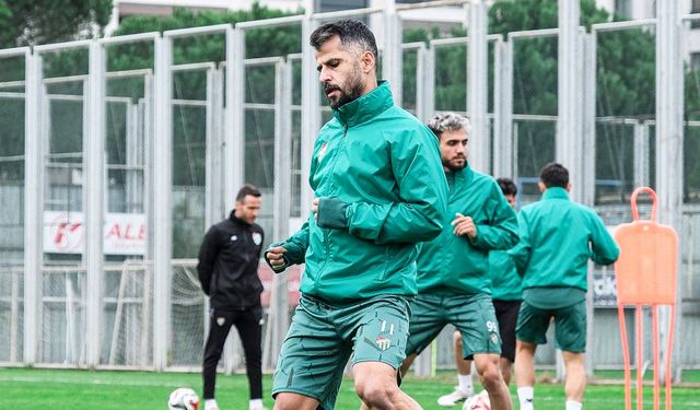 Bursaspor'da Ankara Demirspor maçı hazırlıkları sürüyor