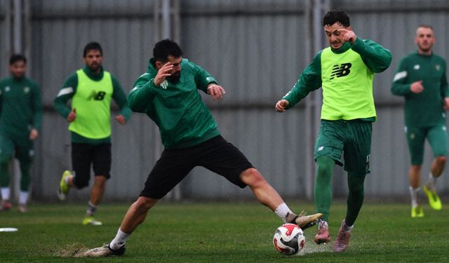 Bursaspor Adanaspor maçı hazırlıklarını sürdürdü