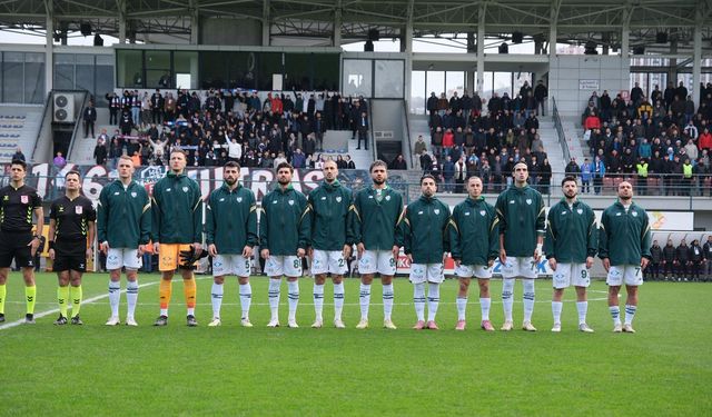 Bursaspor liderliği Kahramanmaraş’a bıraktı