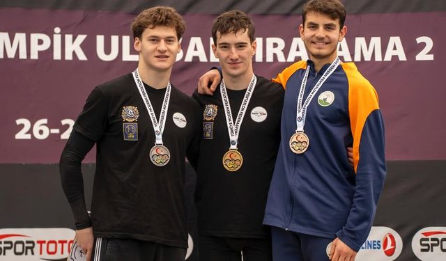 Arda Meriç Türkiye üçüncüsü oldu