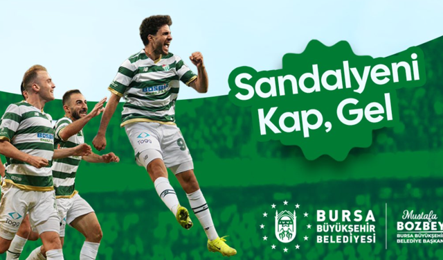 Bursaspor maçı için Bursa’da dev ekran kurulacak