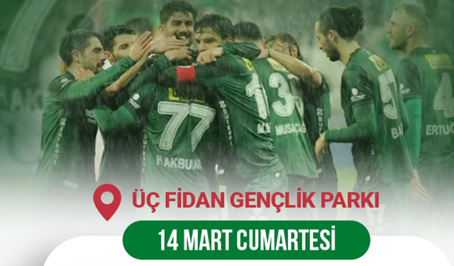 Bursaspor maçı Nilüfer’de dev ekranda izlenecek