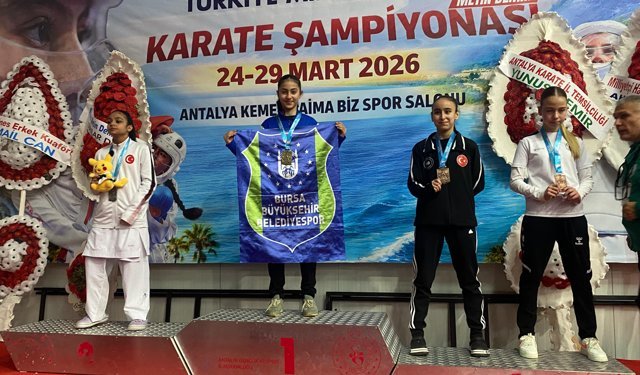 Bursalı karateciler Türkiye Şampiyonası’na damga vurdu