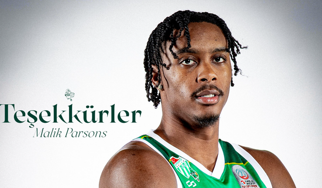 Bursaspor'da Malik Parsons ile yollar ayrıldı