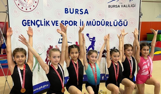 Yıldırımlı cimnastikçiler TBMM Kupası’na damga vurdu!