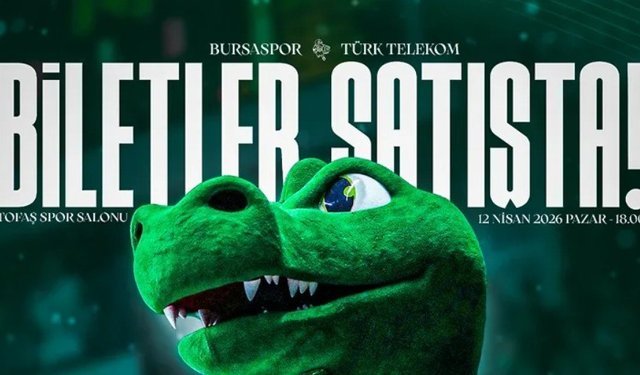 Bursaspor Basketbol - Türk Telekom maçı biletleri satışta