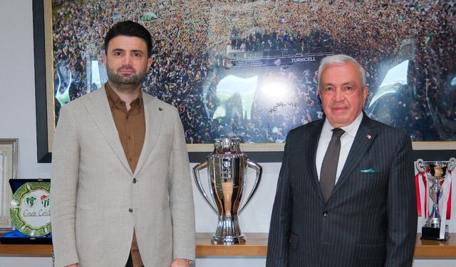 Nilüfer Belediye Başkanı Şadi Özdemir’den Bursaspor’a ziyaret