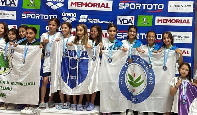 Bolu’da Nilüfer fırtınası: Genç yüzücülerden tam 50 madalya!