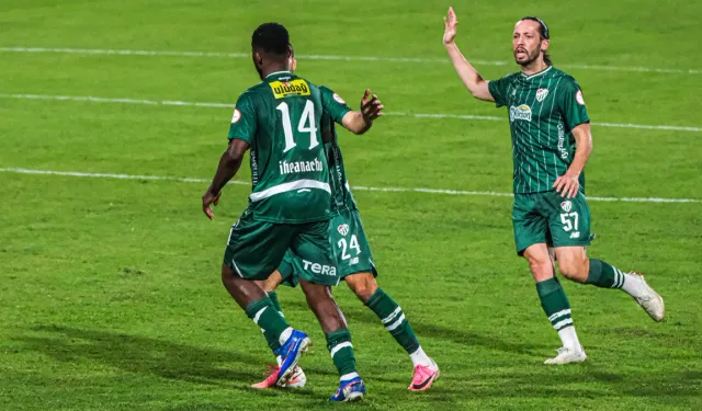 Bursaspor Iheanacho'nun dublesiyle zirveye uçtu