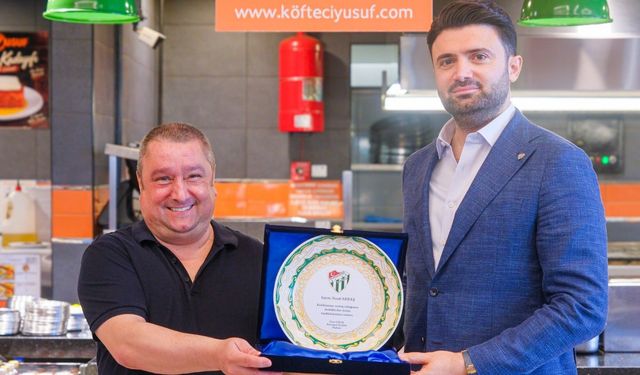 Köfteci Yusuf'tan Bursaspor'a tam destek