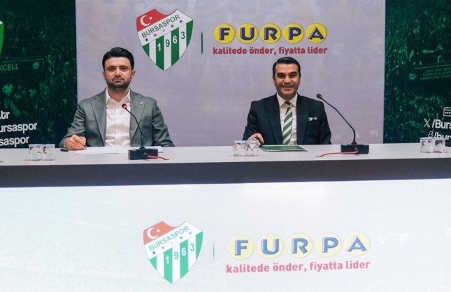 Bursaspor ile Furpa Marketler Zinciri arasında sponsorluk