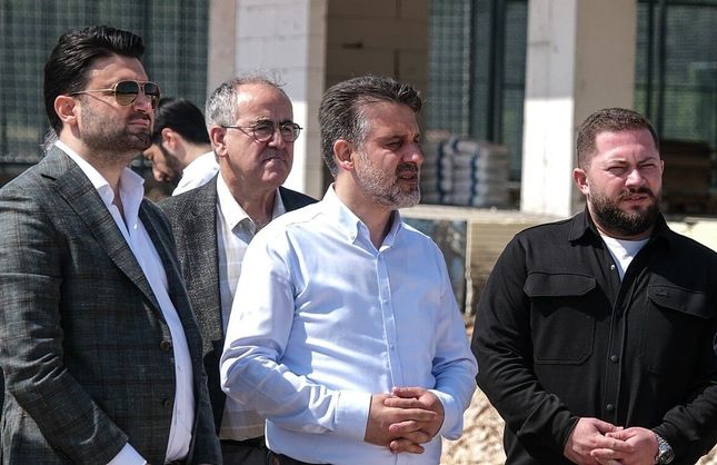 Başkan Vekili Şahin Biba ve Başkan Enes Çelik Özlüce Tesisleri’ni gezdi