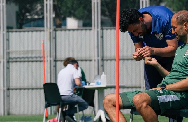 Bursaspor laktat testinden geçti