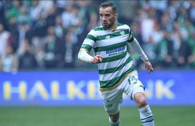 Bursaspor'da Talha Yünkuş'tan duygusal veda