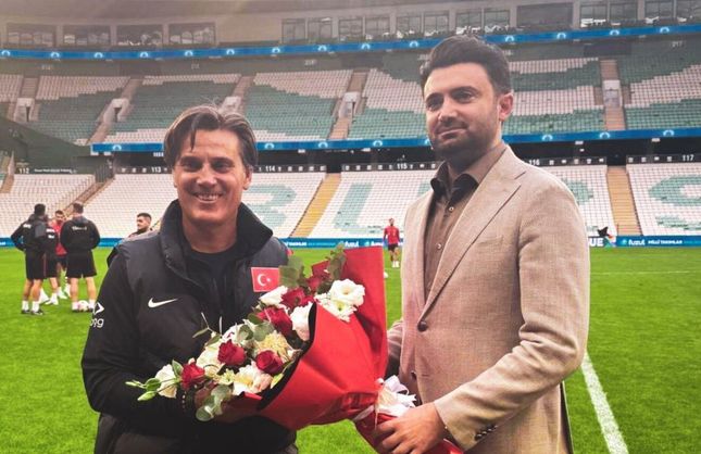 Bursaspor Başkanı Enes Çelik’ten A Milli Takım’a ziyaret