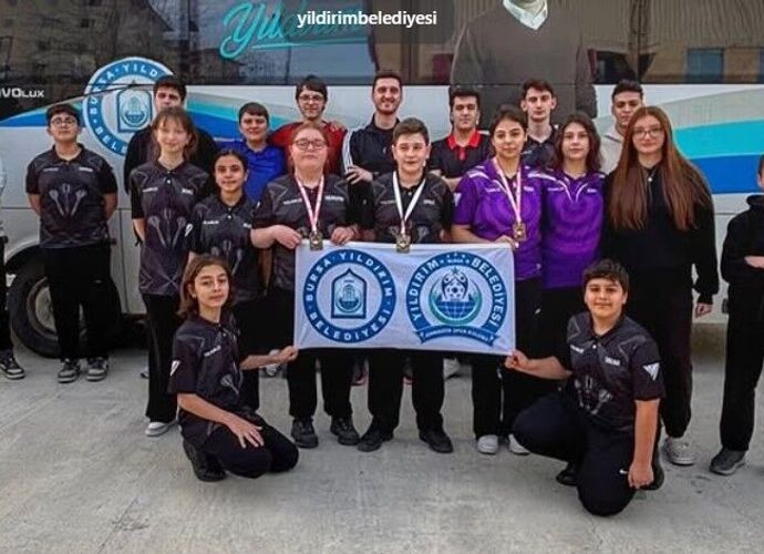 Yıldırım Belediyespor dartta Türkiye şampiyonu çıkardı