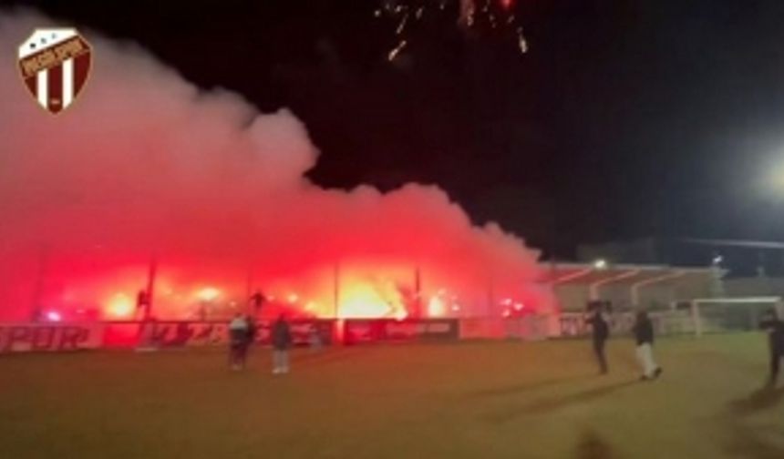 Taraftarlardan İnegölspor'a moral ziyareti