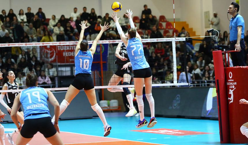 Nilüfer, Beşiktaş’ı set vermeden mağlup etti