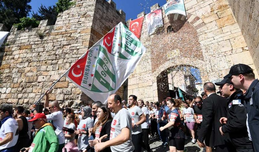 Osmangazi’de spor ile tarihi buluşturan koşu