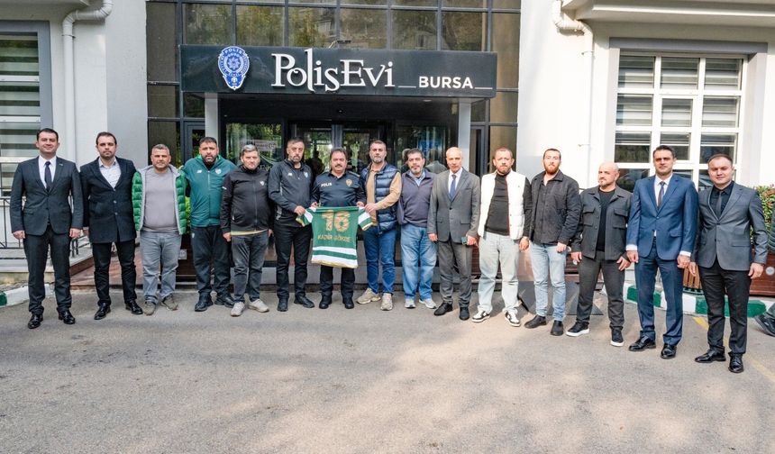 Teksas'tan Bursa Emniyet Müdürü Kadir Gökçe’ye ziyaret