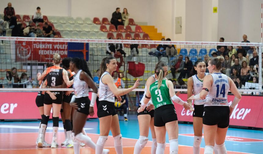 Nilüfer Belediyespor Eker Eczacıbaşı Dynavit’i 3-1 mağlup etti