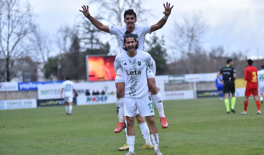 İnegöl Kafkasspor tek golle zirveyi bırakmadı