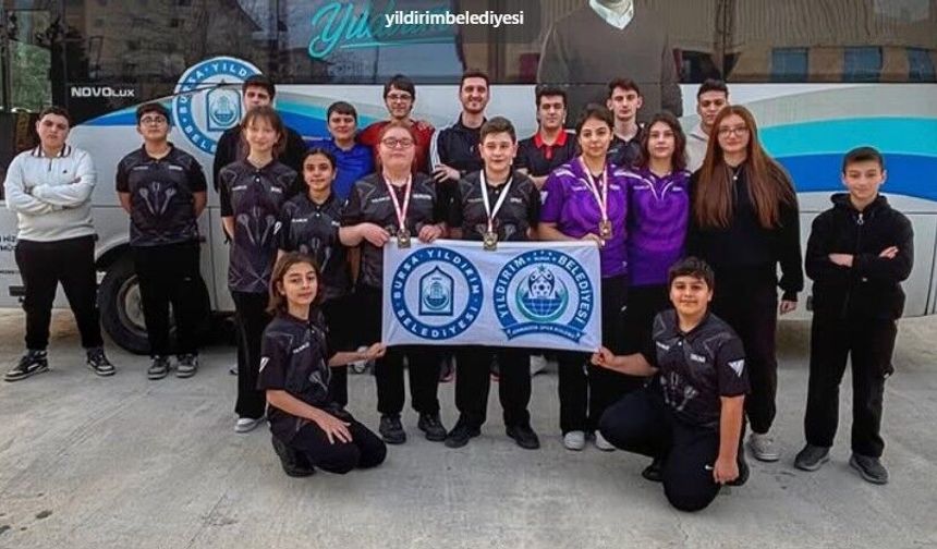 Yıldırım Belediyespor dartta Türkiye şampiyonu çıkardı