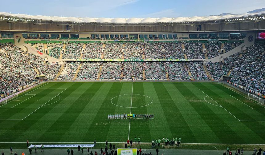 Bursaspor Kırklarelispor maçı kapalı gişe oynandı