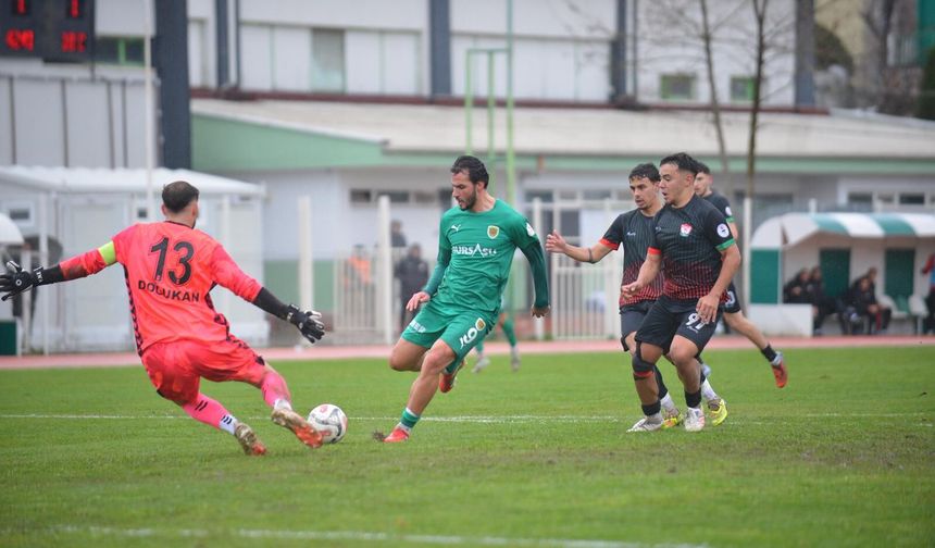 Kestel Çilek Spor sahasında son anda kaybetti