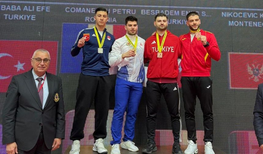 Bursalı karateciden uluslararası madalya başarısı