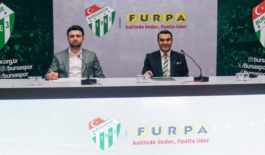 Bursaspor ile Furpa Marketler Zinciri arasında sponsorluk
