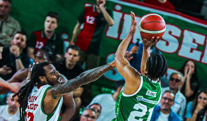 İzmir’de olaylı maç: Bursaspor Basketbol 17 sayıdan döndü!