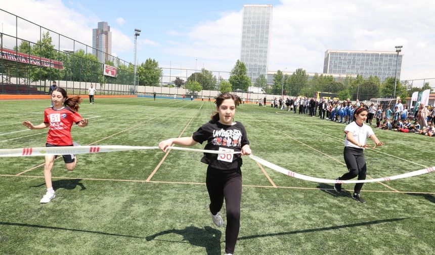 Osmangazi Çocuk Olimpiyatları'nda ödüller sahiplerini buldu