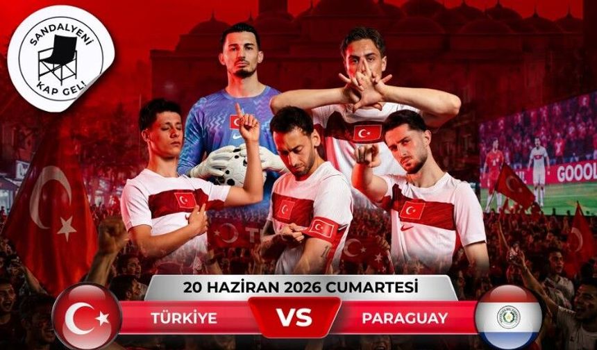 Bursa’da Dünya Kupası heyecanı: Millilerin Paraguay maçı dev ekranda!
