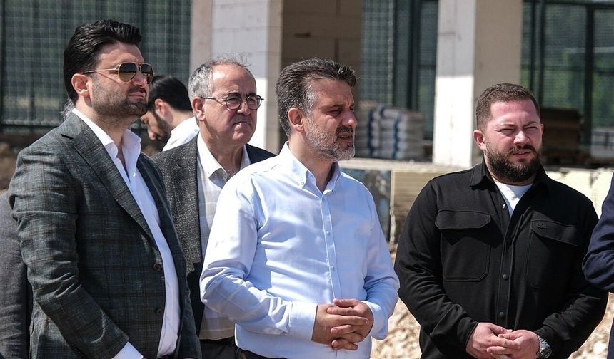 Başkan Vekili Şahin Biba ve Başkan Enes Çelik Özlüce Tesisleri’ni gezdi