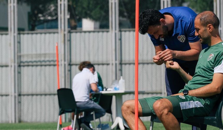 Bursaspor laktat testinden geçti