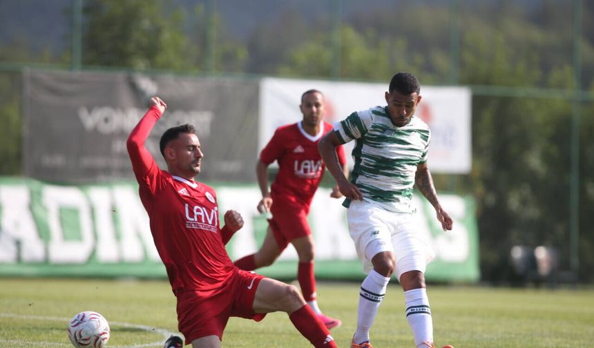Bursaspor ilk hazırlık maçında 1-1 berabere kaldı
