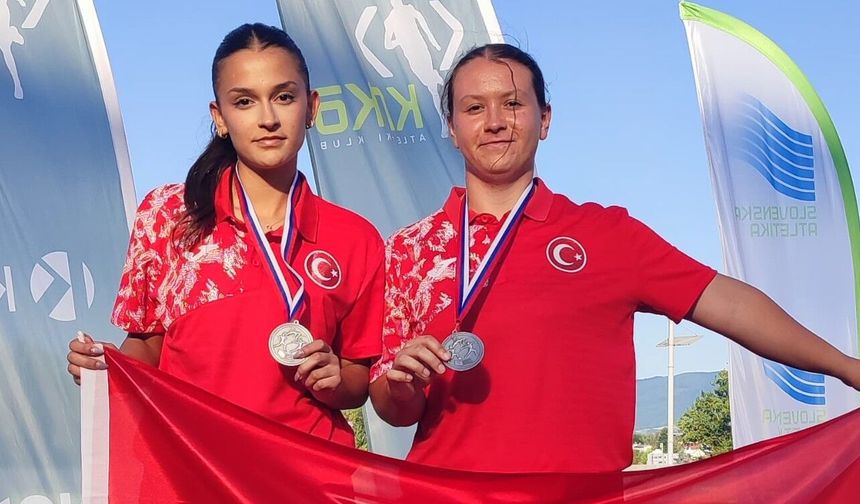 Balkanlar’da Büyükşehir rüzgarı: Damla ve Azranur’dan gümüş madalya!