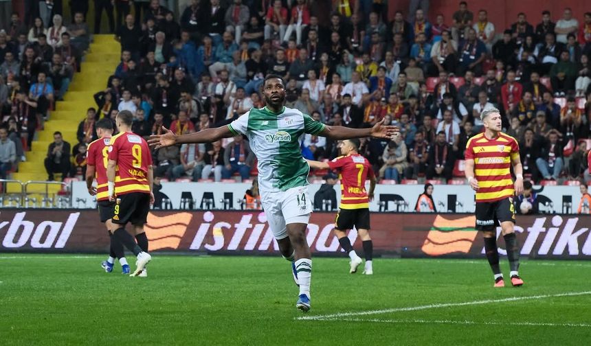 Kayserispor öne geçti Bursaspor deplasmanda geri döndü