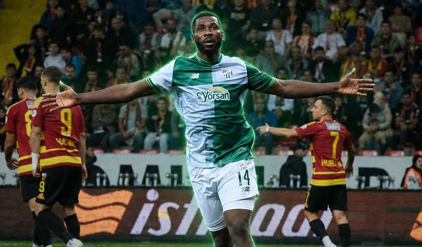 Bursaspor'da Kelechi Iheanacho fırtınası dinmiyor