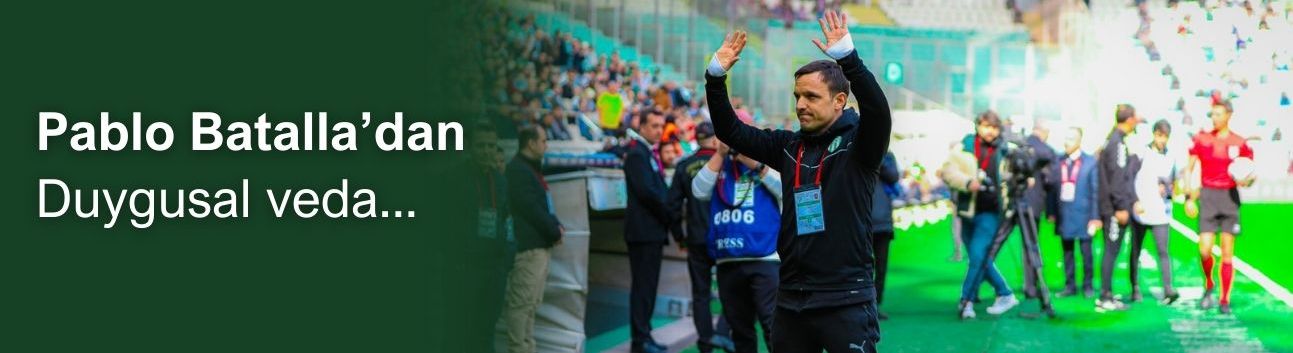 Pablo Batalla’dan duygusal veda!